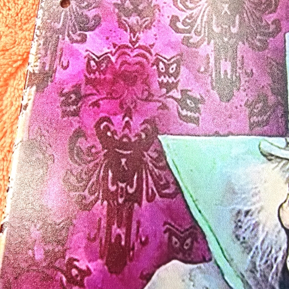 Haunted House Ghost & Head in Hat Box Tin Sign 12Hx8W - Picture 9 of 12